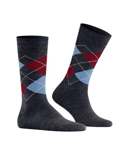 Edinburgh Melange Men's Socks | Blue