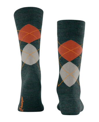 Edinburgh Melange Heren Sokken | Groen