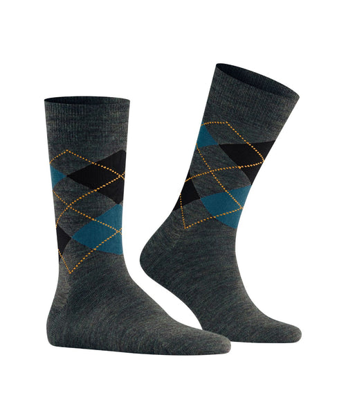 Edinburgh Melange Men's Socks | Green