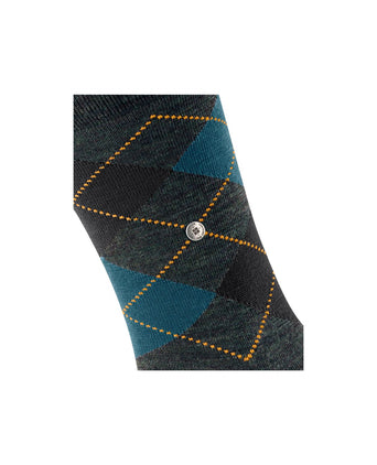 Edinburgh Melange Heren Sokken | Groen