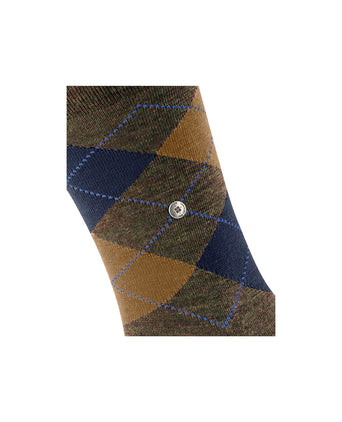 Edinburgh Melange Heren Sokken | Groen