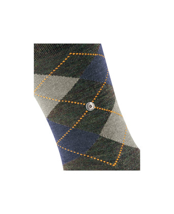 Edinburgh Melange Heren Sokken | Groen
