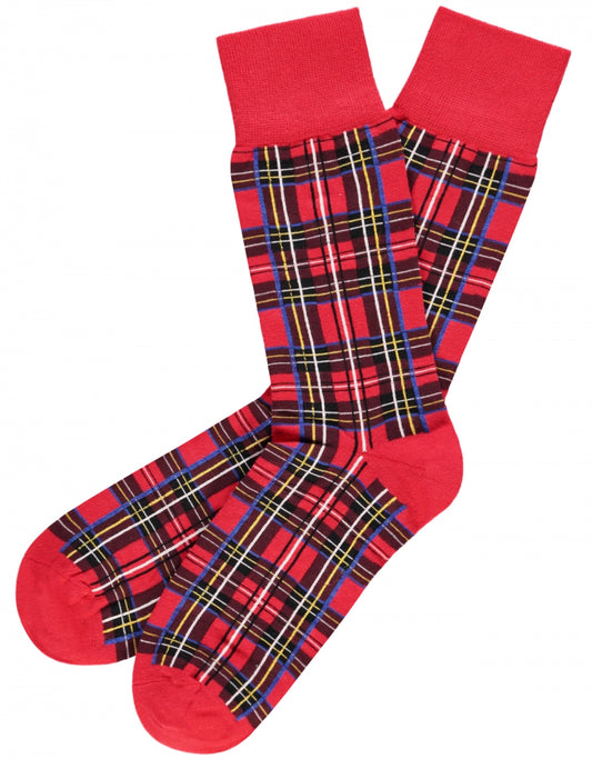 Herrensocken aus Baumwolle | Rot