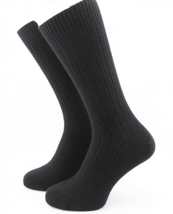 Luxury Cashmere Socks | Black