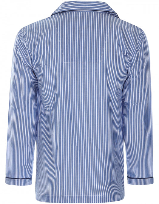 Klassischer Baumwollpyjama | Blau