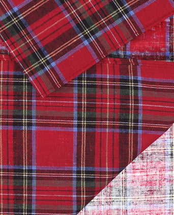 Checked Handkerchief | Red