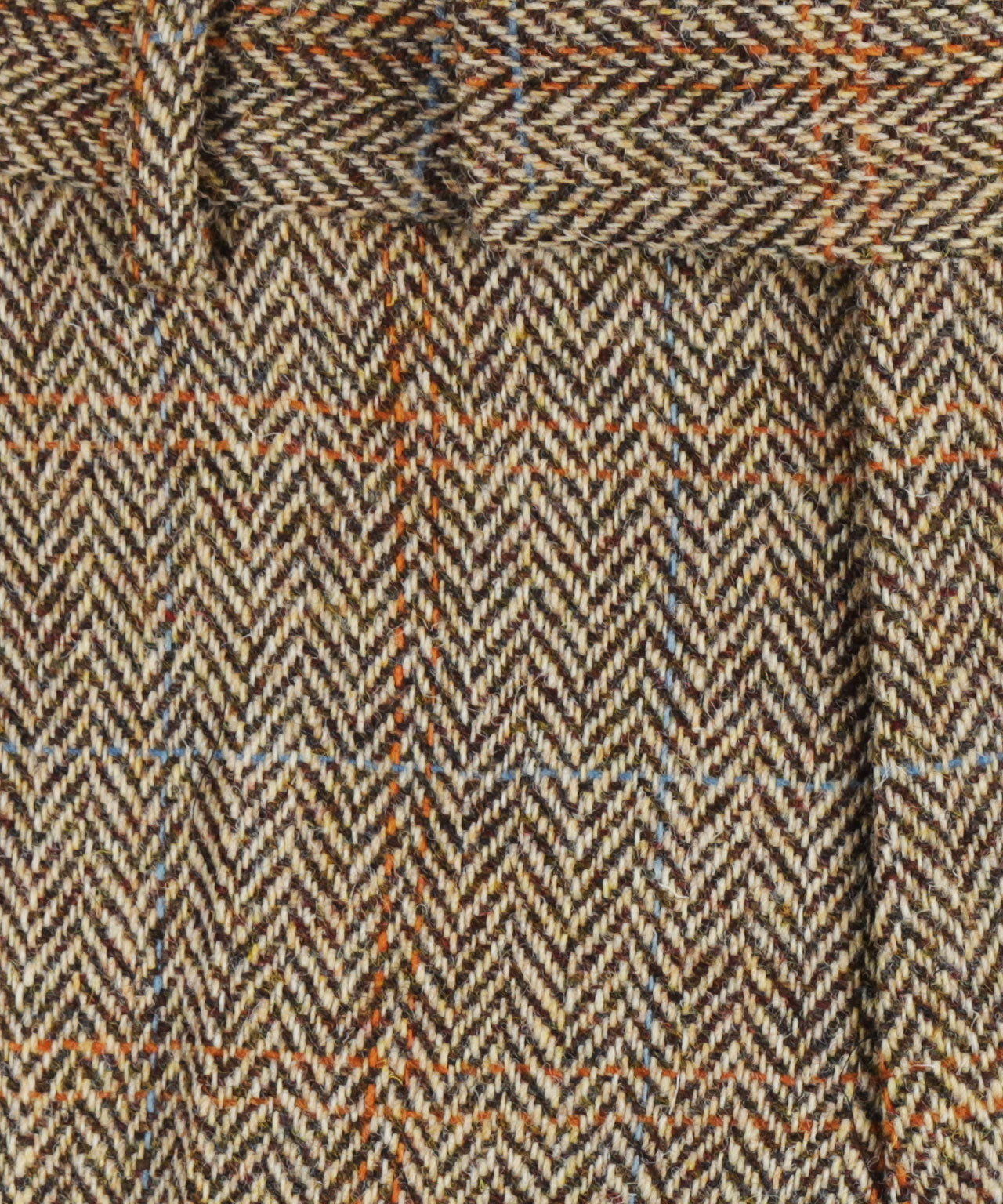 Pantalon Harris Tweed | Lichtbruin melange herringbone