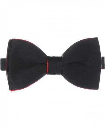 Contrast color bow | Black