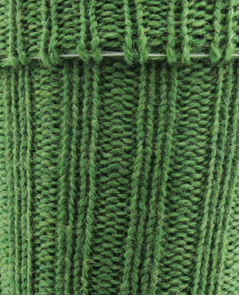 Men's Tweed Knee Socks | Green