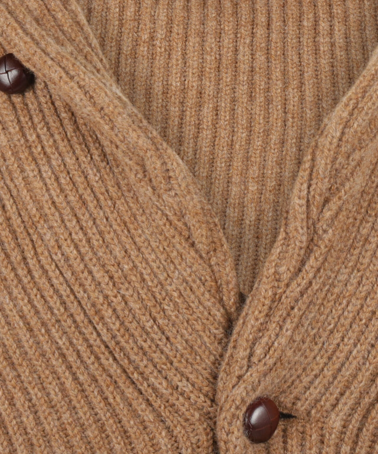 William Lockie geknoteter Cardigan mit Schalkragen | Treibholz