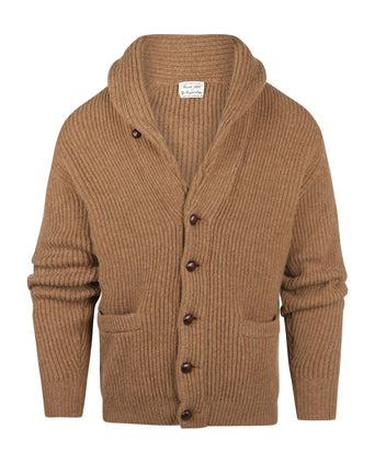 William Lockie Knoop Vest Sjaalkraag | Driftwood