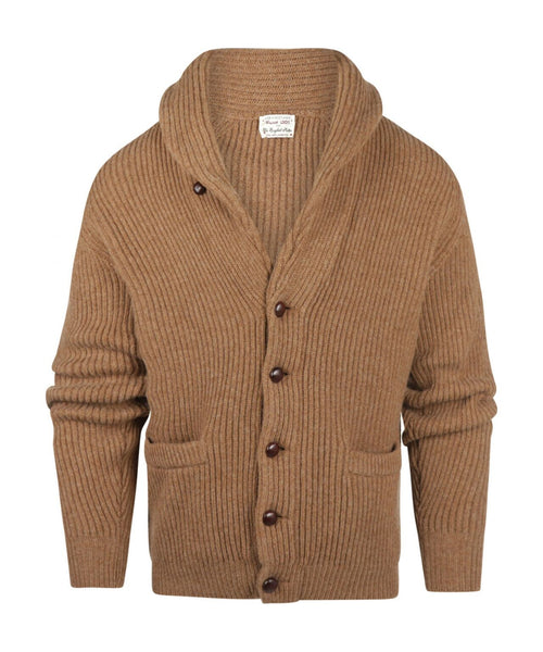 William Lockie Knotted Vest Shawl Collar | Driftwood