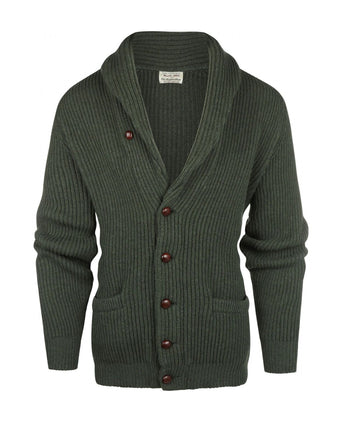William Lockie Knoop Vest Sjaalkraag | Rosemary
