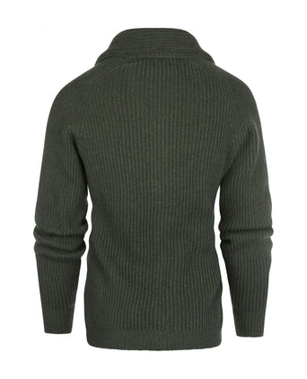 William Lockie Knoop Vest Sjaalkraag | Rosemary