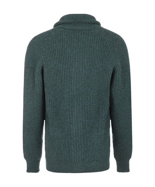 William Lockie Button Cardigan Shawl Collar | Moorland