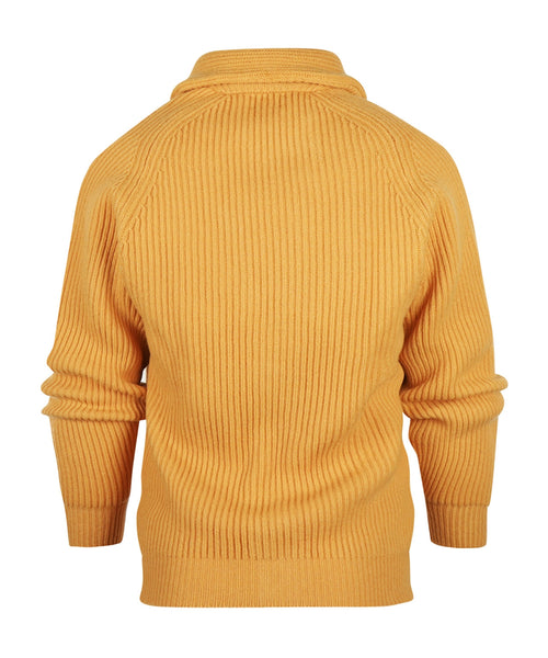 William Lockie Knotted Vest Shawl Collar | Harvest Gold