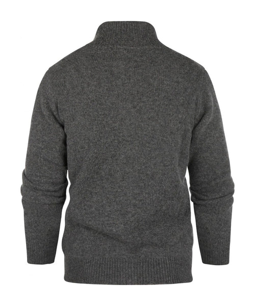 William Lockie Zip Vest Lambswool | Grey