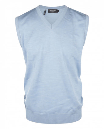 Maerz Slipover Merino Wool | Blue