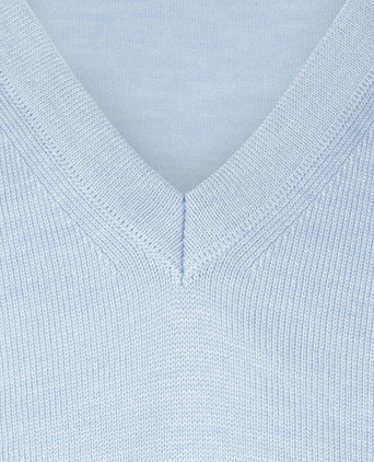 Maerz Slipover Merino Wool | Blue