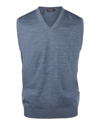 Maerz Slipover Merino Wool | Blue