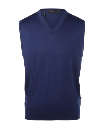 Maerz Slipover Merino Wool | Blue