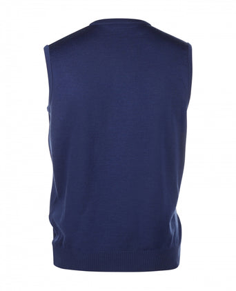 Maerz Slipover Merino Wool | Blue