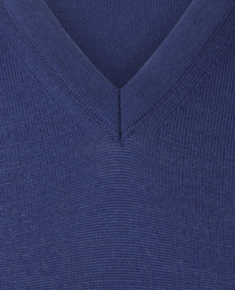 Maerz Slipover Merino Wool | Blue