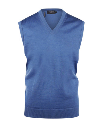 Maerz Slipover Merino Wool | Blue