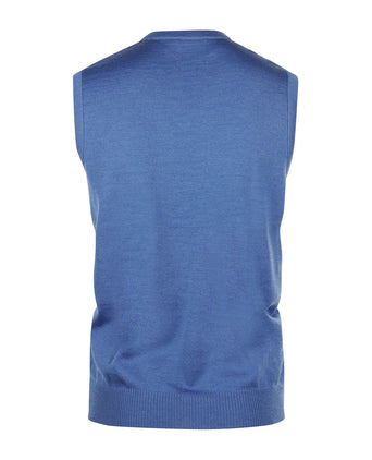 Maerz Slipover Merino Wool | Blue