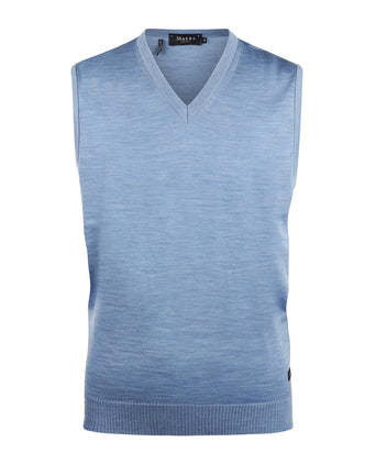 Maerz Slipover Merino Wool | Blue