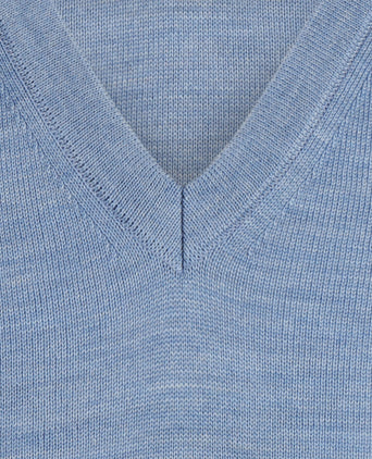 Maerz Slipover Merino Wool | Blue