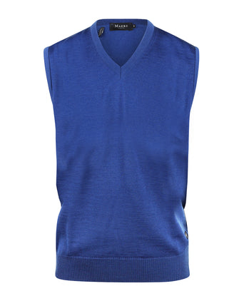 Maerz Slipover Merino Wool | Blue