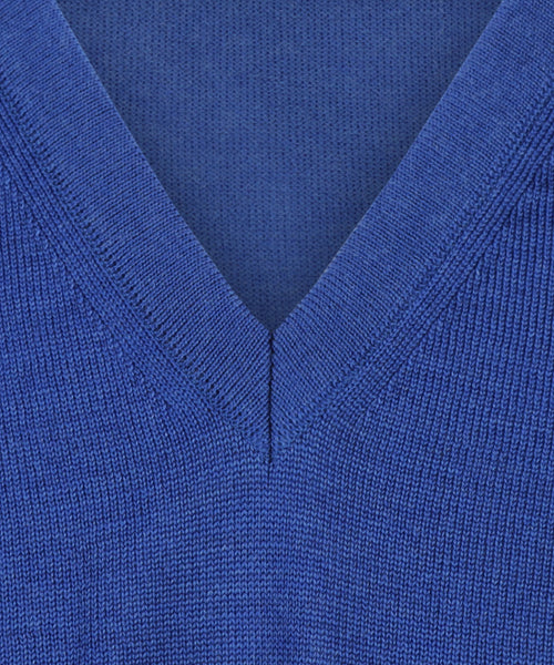 Maerz Slipover Merino Wool | Blue