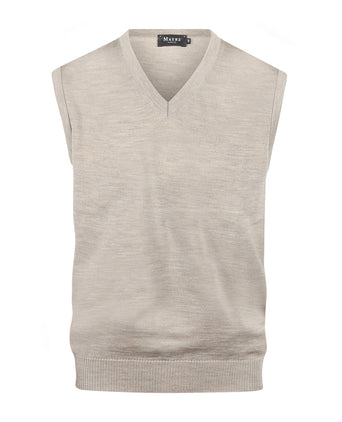 Maerz Slipover Merino Wool | Brown