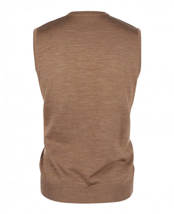 Maerz Slipover Merino Wool | Brown