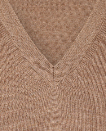 Maerz Slipover Merino Wool | Brown