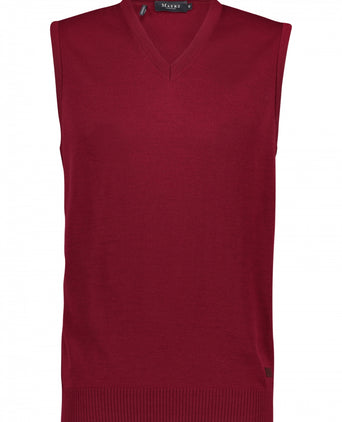 Maerz Slipover Merino Wool | Bordeaux