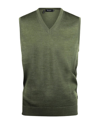Maerz Slipover Merino Wool | Green