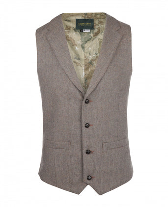 Irish Tweed Gilet | Beige