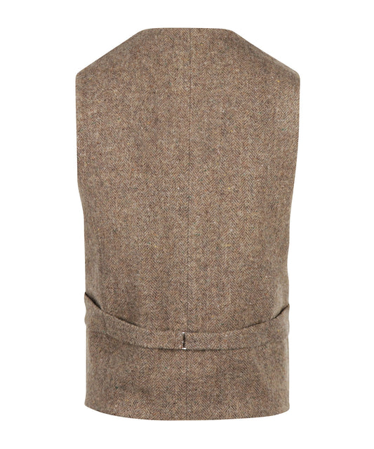 Irische Tweedweste | Braun