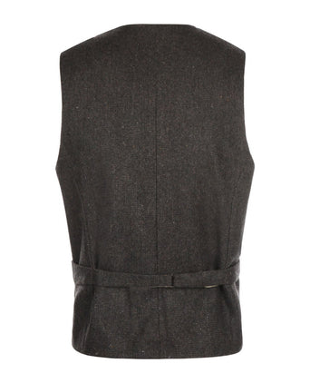 Irish Tweed Gilet | Brown