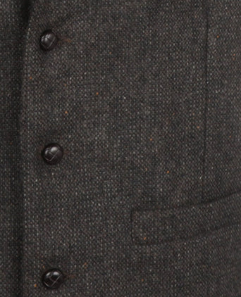 Irish Tweed Gilet | Brown