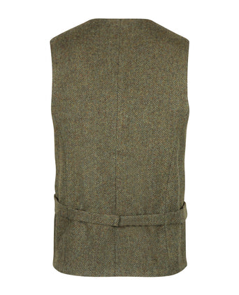 Irish Tweed Gilet | Green