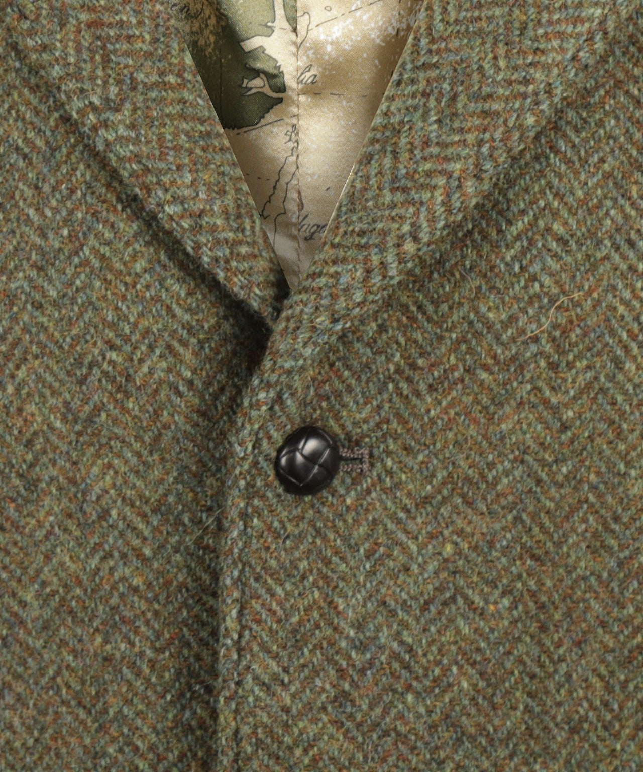 Gilet Celtic Tweed | Mos Groen