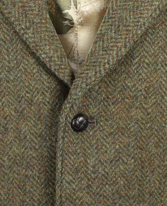Iers Tweed Gilet | Groen