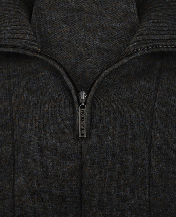 Sweater Javelin high zip | Brown