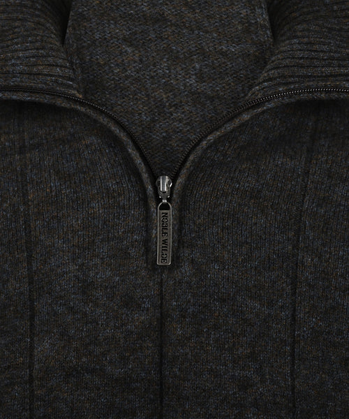 Sweater Javelin high zip | Brown