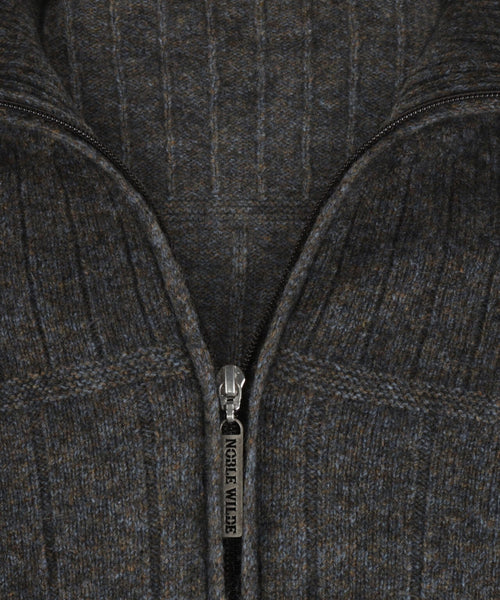 Noble Wilde Zip Vest Lancaster | Brown