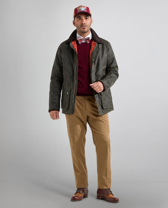 Wax jacket traditional | Olive