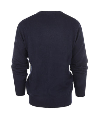 Pullover Lambswool round neck | Navy Blue Pullover Lambswool round neck | Navy Blue